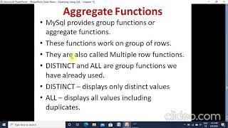ch 7 - Quering with SQL