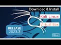 How to download and install Kali Linux in virtual box bangla (2023.3) | কালি লিনাক্স ইনস্টল করুন