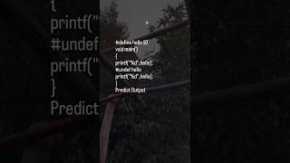 Predict Output | #code #program #practice #logic #structure #math #cprogramming  @Educationslearning