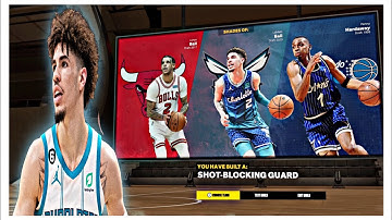 THIS GOLD ANCHOR SHOT BLOCKING GUARD BUILD NBA 2K23 NEXT GEN IS VERSATILE (ALL AROUND POINT GUARD)