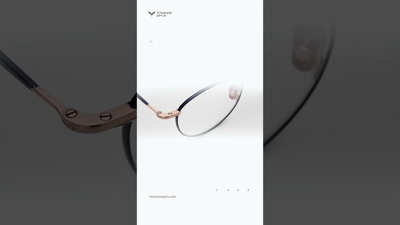 New Pure Titanium Eyeglass Frames, Fashionable and Lightweight for All Occasions