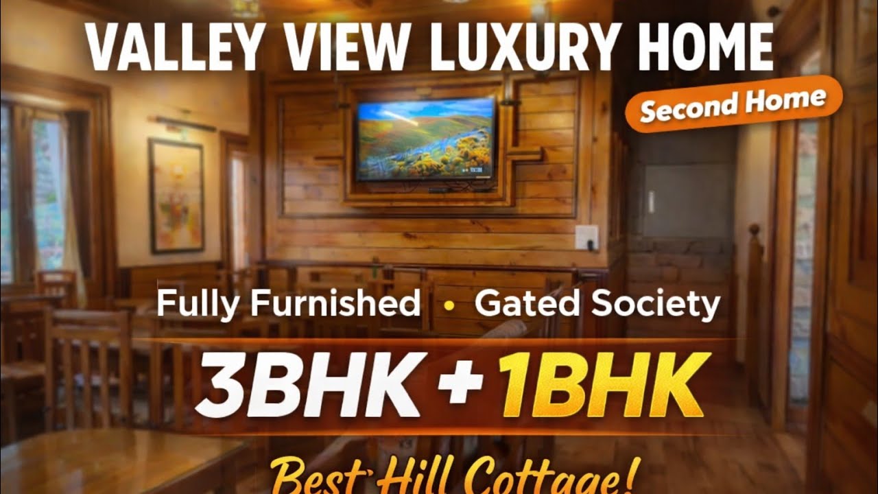 4️⃣ Naukochiatal Luxury Cottage for Sale | 3+1 BHK | Premium Furnished | Best Valley View