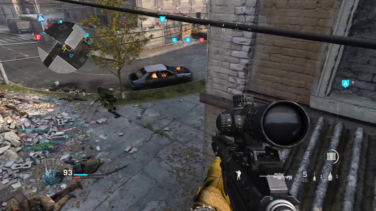 Call of Duty Modern Warfare No Scope Jump Shot - YouTube