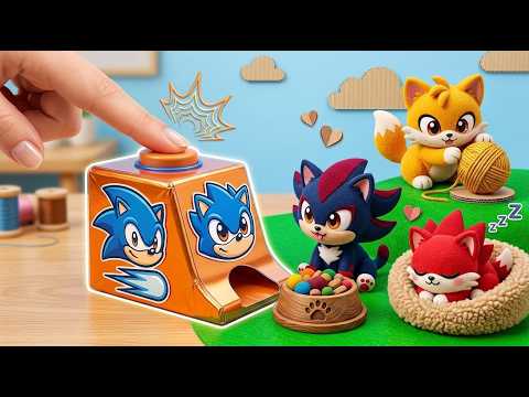 What Happens When You Push the Sonic Button?! *Adorable Sonic Crafts & Cool Gadgets*
