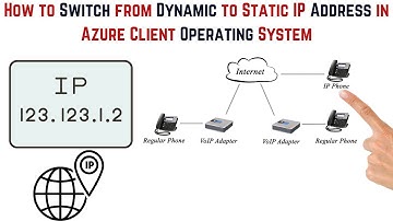How to Switch from Dynamic to Static IP Address in Azure Client Operating System | Windows 11 / 10