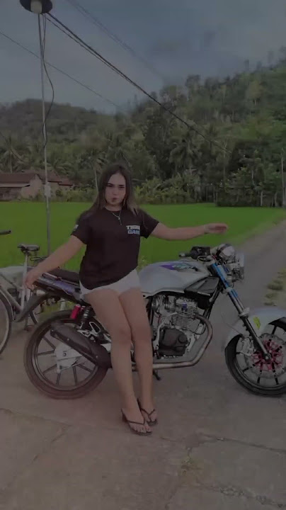 Ladies cantik motor Tiger