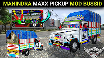 How to Add Mahindra Maxx Pickup Mod in Bus Simulator Indonesia | Pickup Mod kese lagaye ? Bussid Mod