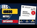 4883C Letter IRS Explained: How to Verify Your Identity