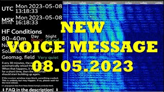 UVB-76 NEW VOICE MESSAGE (08.05.2023) 13:16 UTC