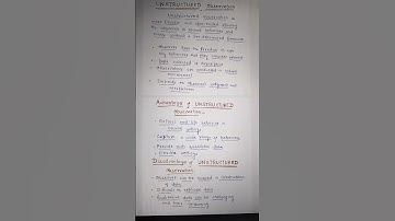 Structured and Unstructured OBSERVATION. Techniques of DATA Collection.