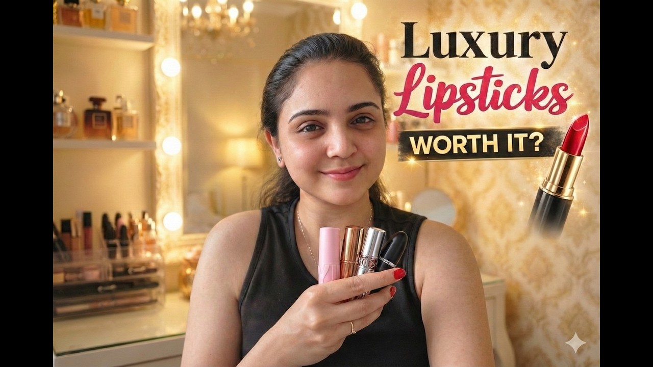 Best of 2026 lipstick Review & Swatches 💄 | my top 4 favourites | affordable luxury brands