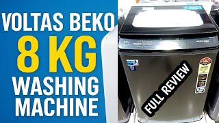 Voltas Beko 8 Kg Washing Machine Unboxing & Full Review Best Budget Washer 2025