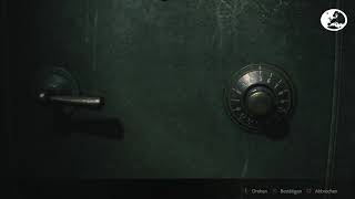 Resident Evil 2 Remake - Zahlenkombination für den Tresor im Büro Westseite Gürteltasche