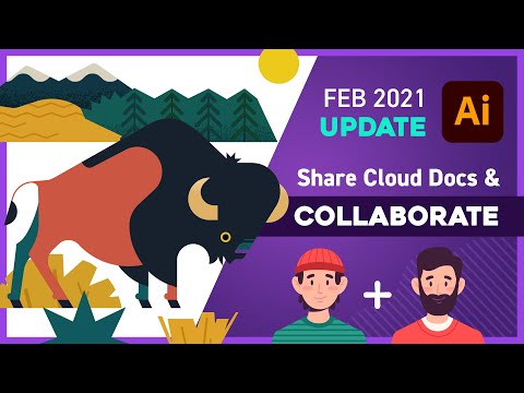 Illustrator 2021 February Update - Collaborate with Shared Cloud Docs