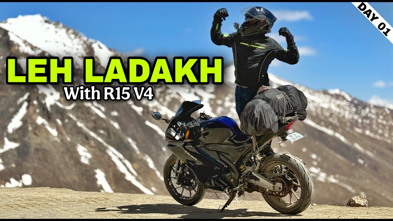 Leh Ladakh Bike Trip With R15  2025 - Nagpur To Ladakh | Kya Ye Pagalpan Hai  | Ladakh Ride | DAY 01