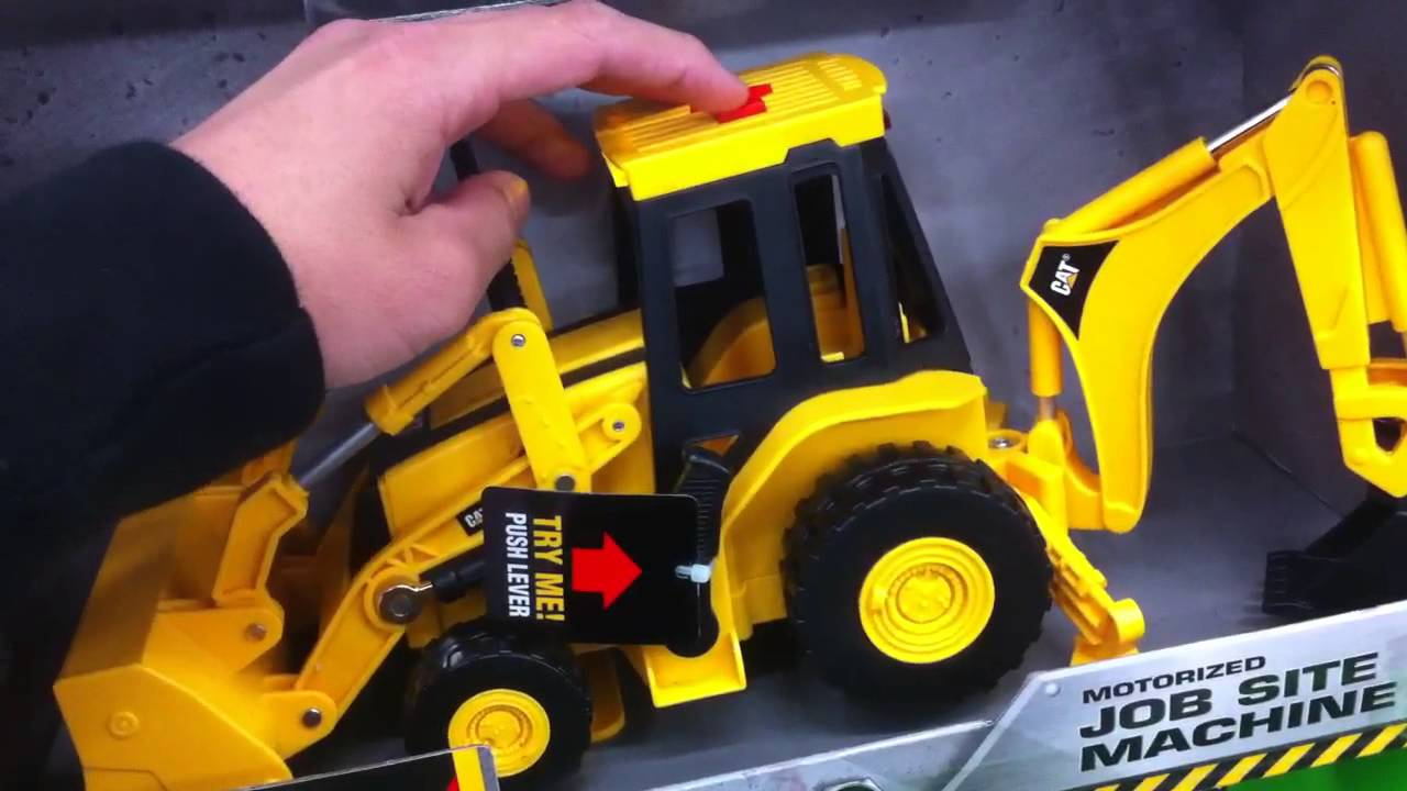 motorized excavator toy