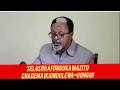 UKWELI MCHUNGU Selasini AANIKA KILICHOFICHWA Kuhusu Uchaguzi Wa Oktoba 29 2025