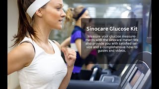 Sinocare Safe Accu-2 Diabetes Glucometer (GLM) Kit with 50 Pcs Test Strip Description & User Guides