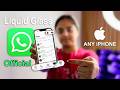 FINALLY WhatsApp’s New Liquid Glass UI on iPhone is HERE 🔥 All Features Explained