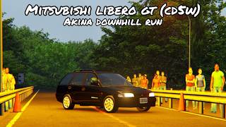 Mitsubishi libero GT Mount Akina downhill run Aseetto corsa