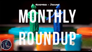 Monthly Roundup Nov-Jan 2023: Mini Board Game Reviews