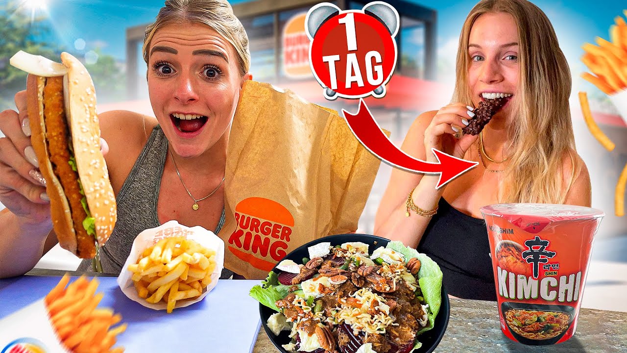 YOUTUBERIN bestimmt was ich 1 Tag lang essen muss (just kimbrly 😋)