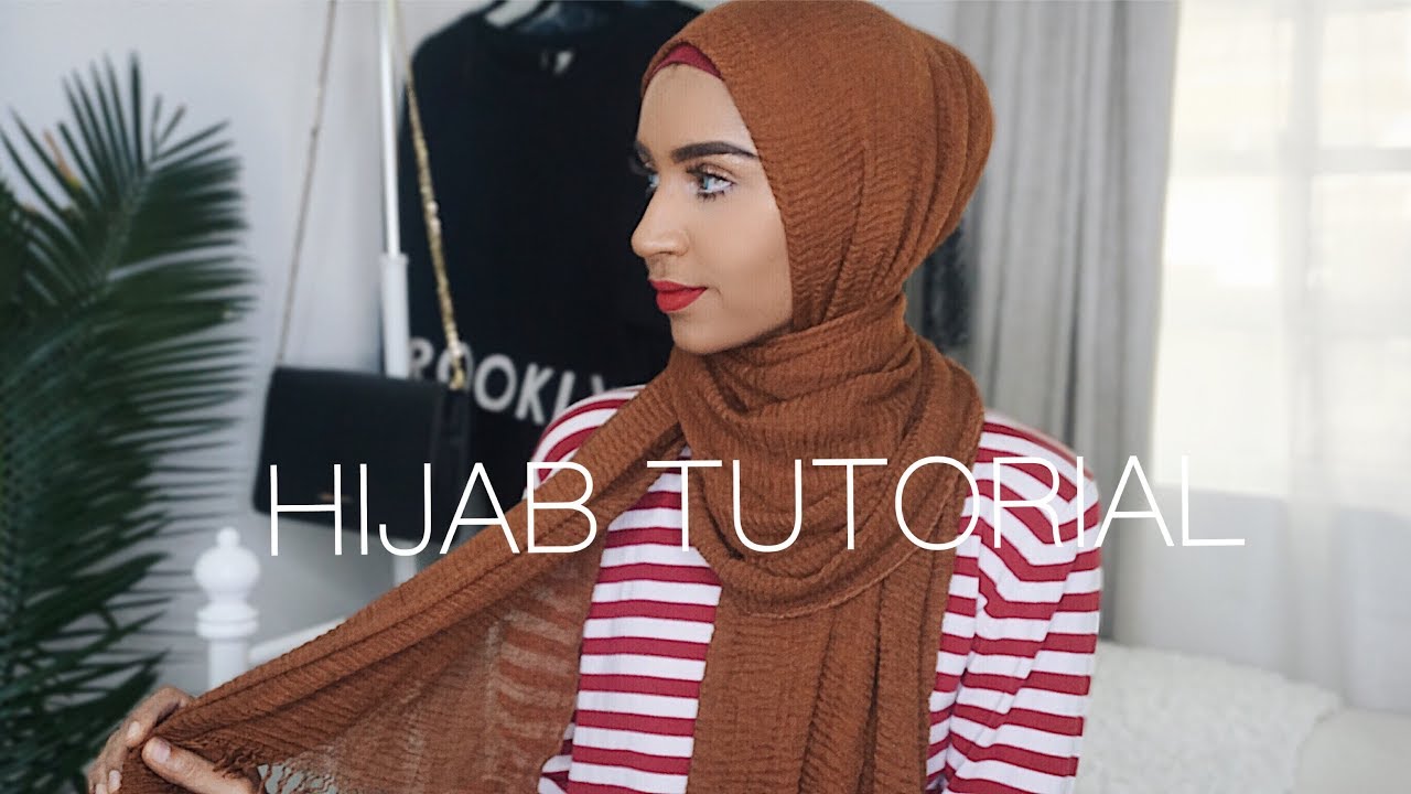Current Go-To Hijab Tutorial | Dolly Dalilah - YouTube
