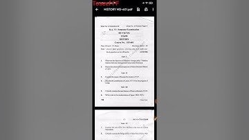 6TH SEMESTER HISTORY QUESTION PAPER JAMMU UNIVERSITY
