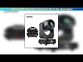 Unboxing SHEHDS Beam 275W Moving Head Light Bulb Double Prism DMX512 For Night Club Wedding Theater