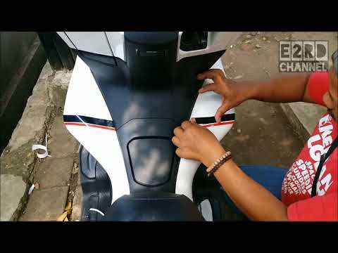 Pasang Cutting Sticker Pcx Sederhana Youtube