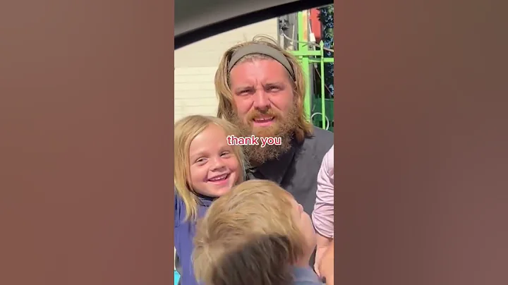 Homeless family & kids get beautiful surprise #shorts