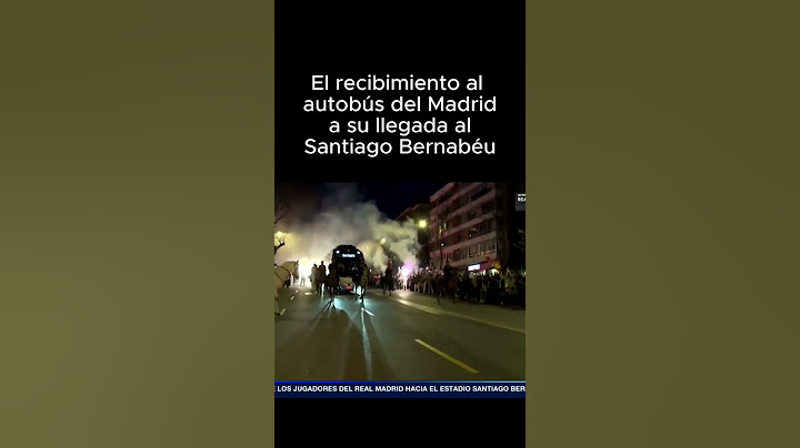 ESPECTACULAR RECIBIMIENTO AL BUS DEL REAL MADRID #realmadrid #futbol #halamadrid #championslegue