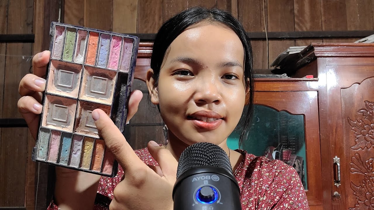 asmr doing your makeup roleplay | makeup tutorial - YouTube