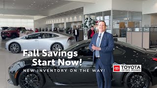 Fall Savings Start Now!