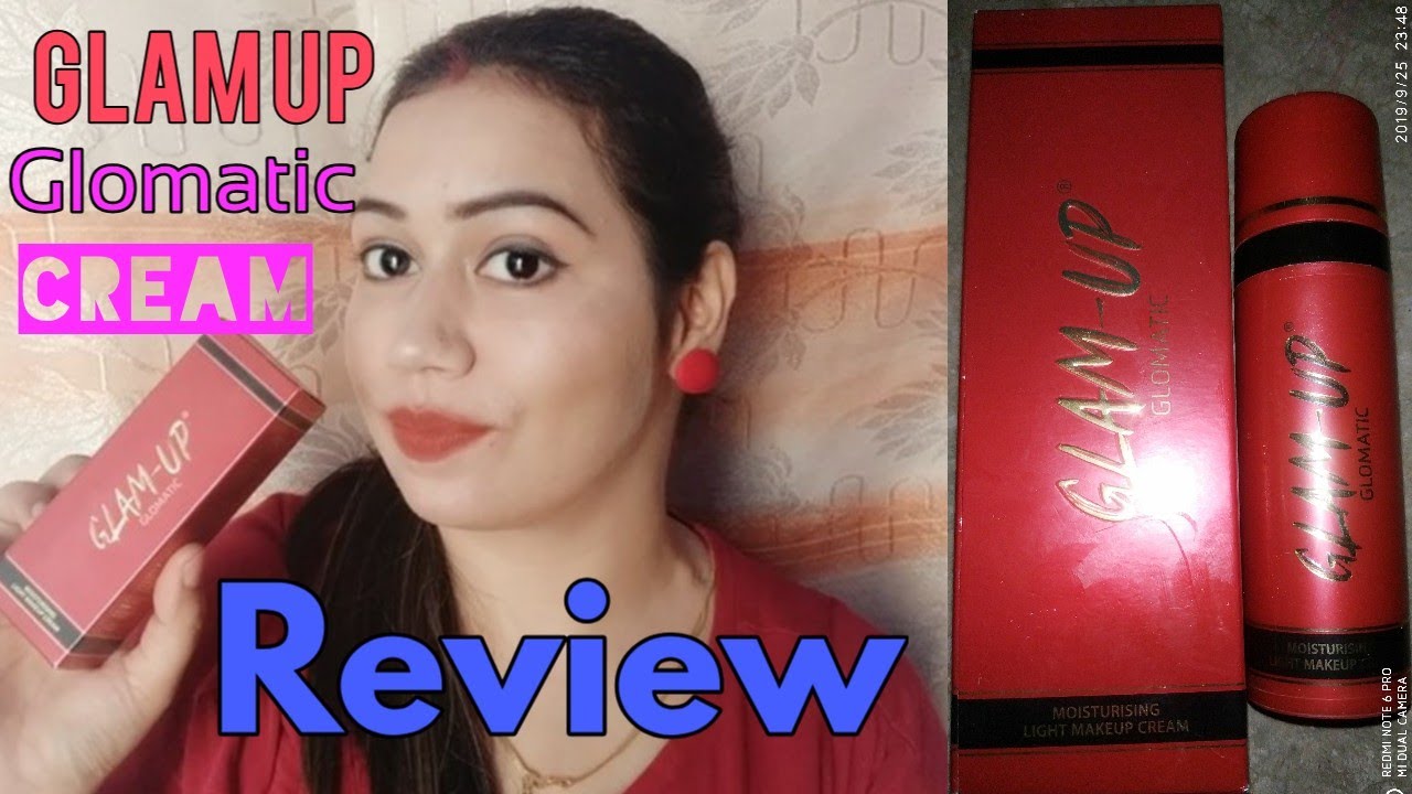 *NEW*Glam up glomatic cream review+demo Indian beauty talkies💞 YouTube