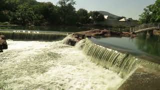 It was a beautiful day and visit at Medicine Park Oklahoma, the waterfall was roaring again !