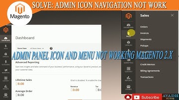 admin panel icon not display magento || admin panel icon and menu not working magento 2.X