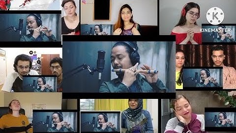 Krishna Theme Flute By Lakhinandan Lahon | Mixed Mashup Reaction | Unique Reaction