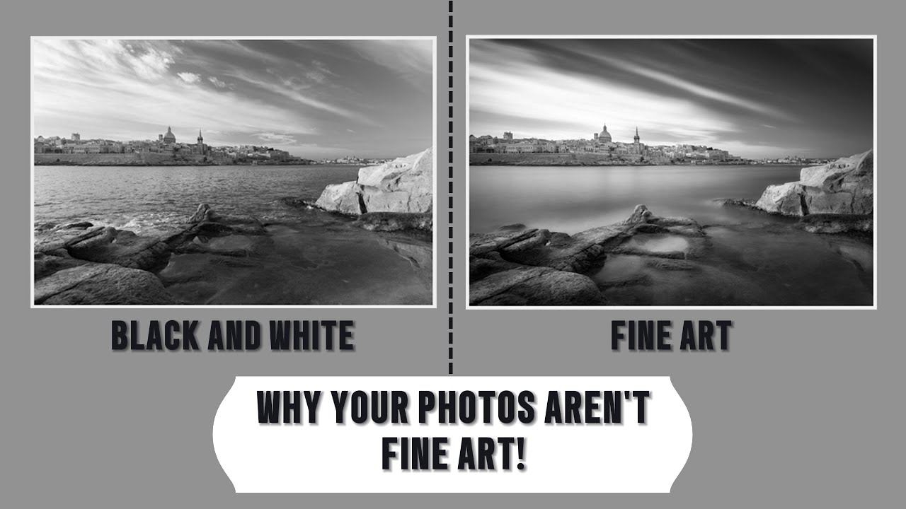 The REAL REASON why your BLACK and WHITE photos aren't considered FINE ART!