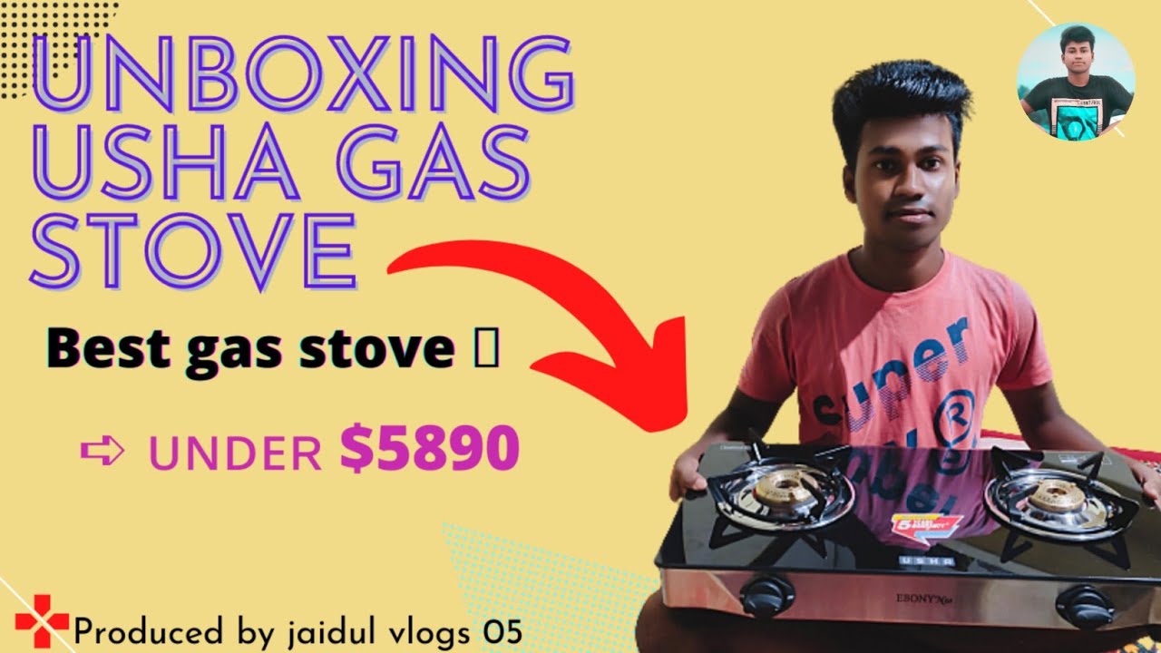 USHA 2 Burner Gas Stove Toughened glass Unboxing & Review In