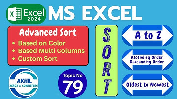 SORT in Excel #excel #exceltips #edexcel #exceltricks #learn #computereducation #computerzone