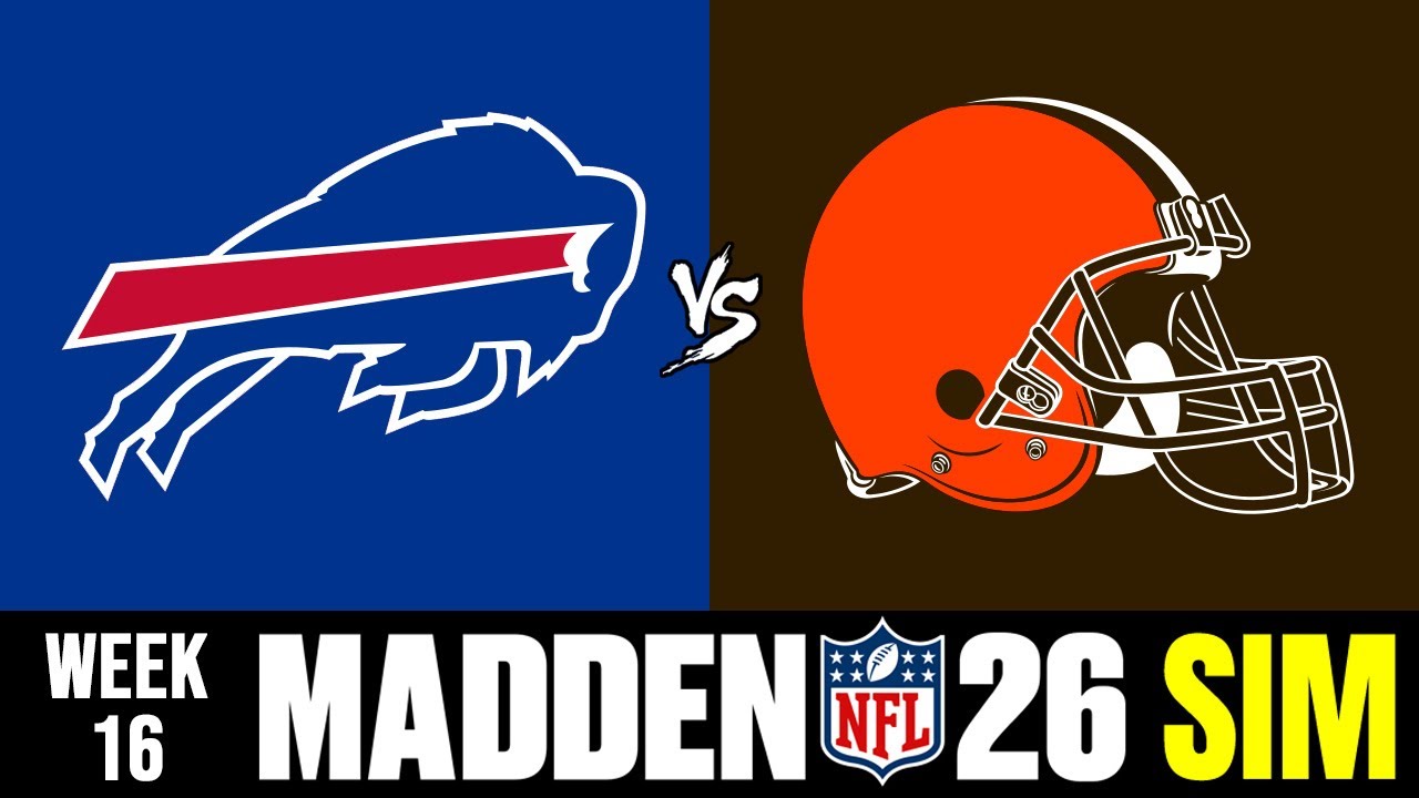 Bills at Browns - 12/21 (Madden 26 Sim)