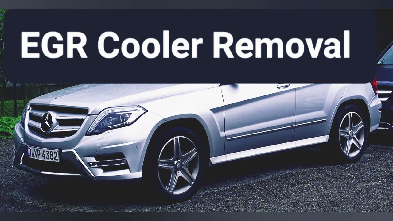 Демонтаж охладителя системы рециркуляции отработавших газов (EGR) на Mercedes X204 OM651 для GLK ...