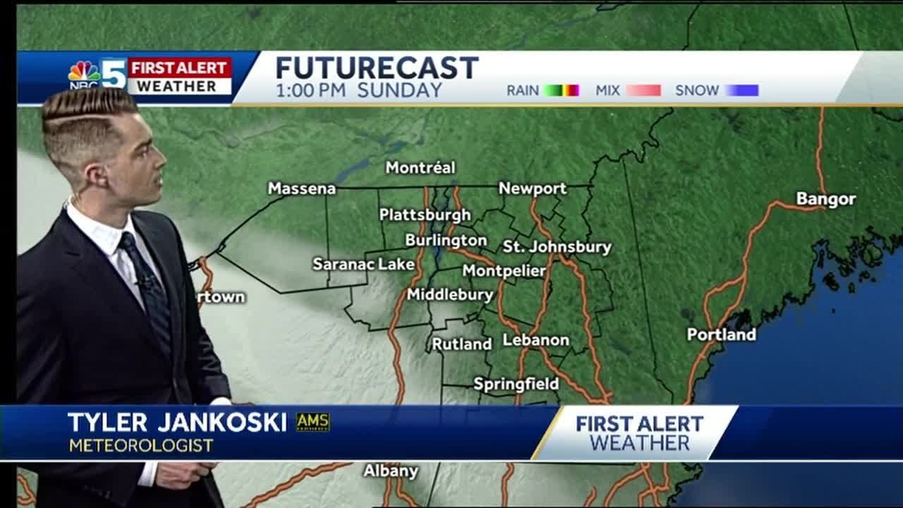 Video: Rain and snow moves in Friday afternoon (4-4-19) - YouTube