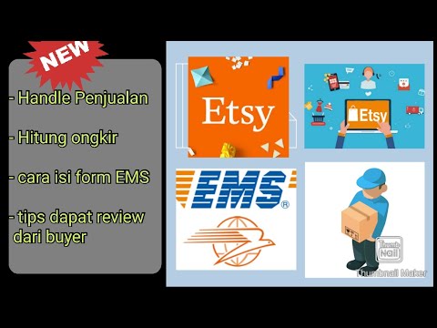 Etsy Indonesia - cara handle penjualan,   cara mengisi form EMS, tips dapat review dari buyer