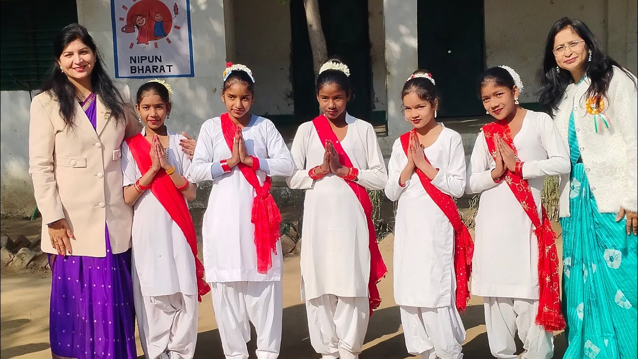 हे शारदे मां 🙏#culturalprogramme #republicday #dancevideo 