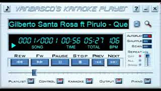 Gilberto Santa Rosa ft Pirulo Que Se Sepa Midi