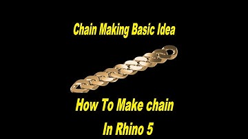 how to make chain with Rhino 5