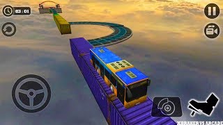 Impossible Sky Bus Driving Simulator Tracks Android Gameplay 2017 screenshot 1