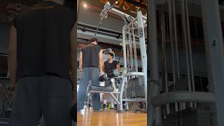 Cable Lat pull down| back biceps| rowing| lats workout| back exercise| #shorts #short #ytshorts #gym